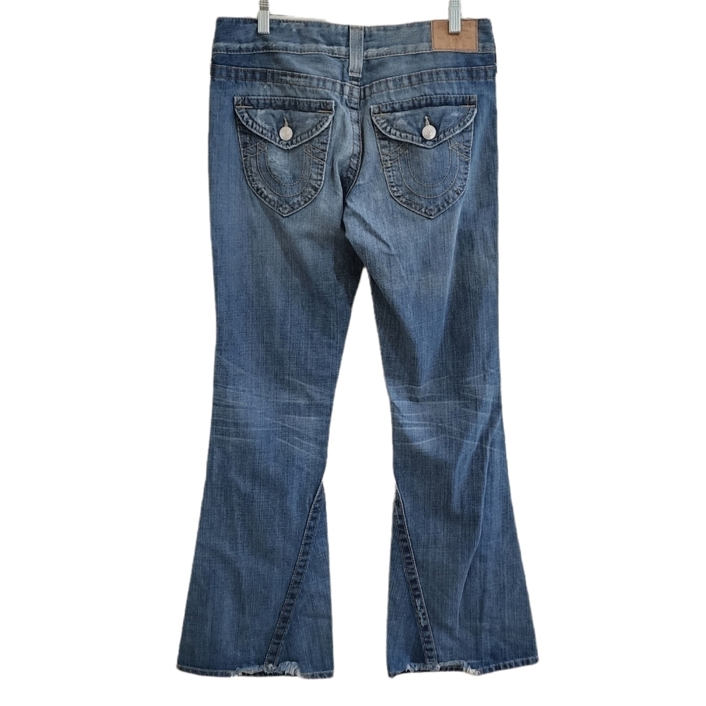 True Religion Low Rise Joey Flared Bootcut Jeans … - image 2